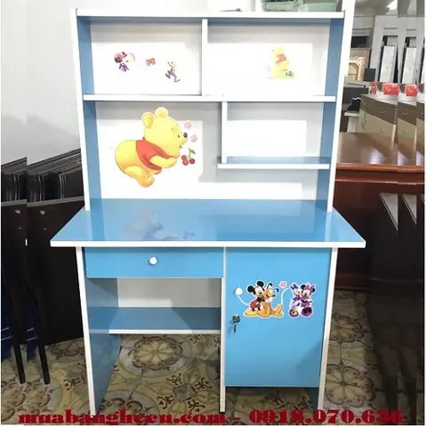 Bàn Học Liền Giá Sách Tại Tphcm