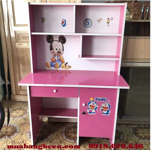 Bàn Học Liền Giá Sách Tại Tphcm