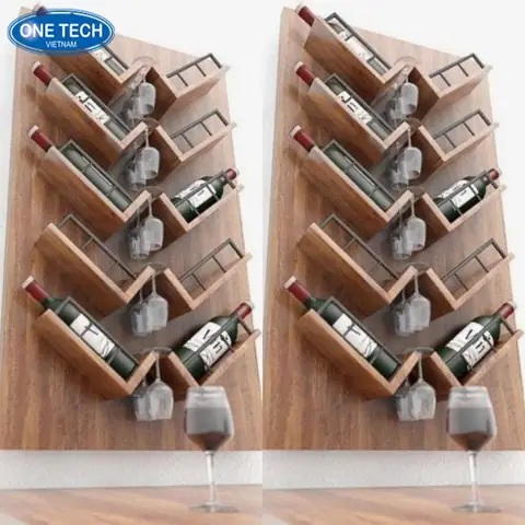 Bán Kệ Rượu Treo Tường