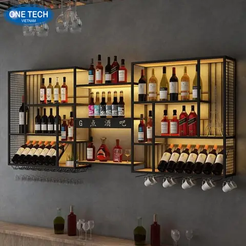 Bán Kệ Rượu Treo Tường
