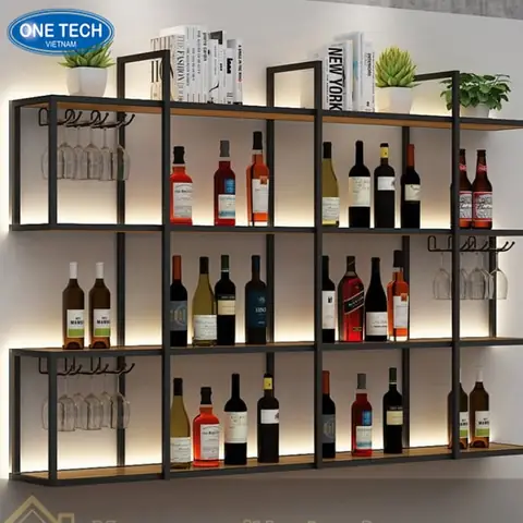 Bán Kệ Rượu Treo Tường