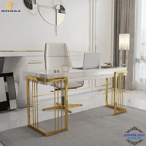 Bàn Làm Việc Bằng Inox