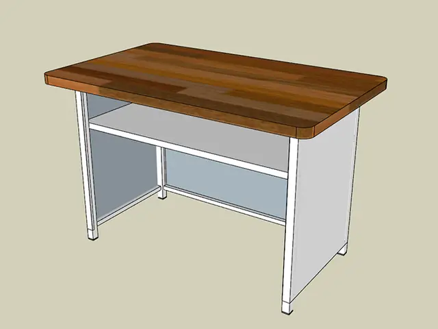 Bàn Làm Việc Bằng Inox
