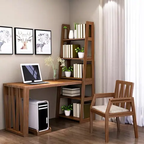 Bàn Làm Việc Có Kệ Sách Tphcm