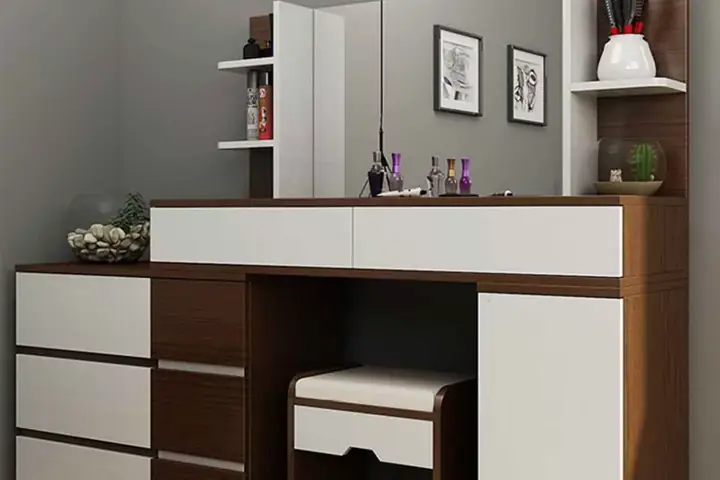 Bàn Làm Việc Kết Hợp Trang Điểm Tphcm