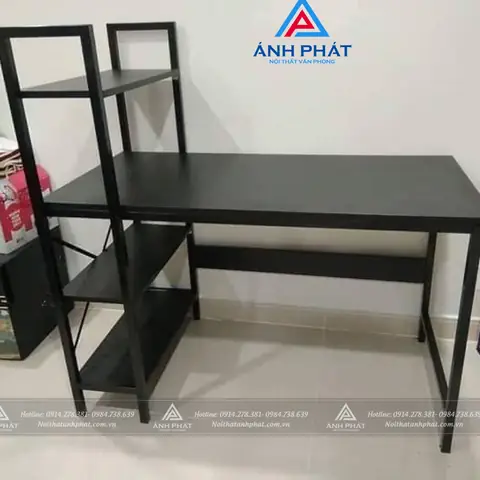 Bàn Làm Việc Liền Giá Sách Giá Rẻ