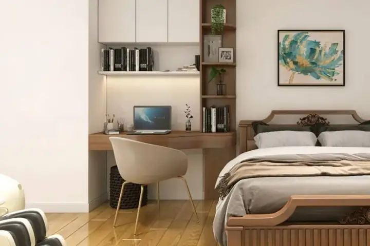 Bàn Làm Việc Trong Phòng Ngủ Hẹp