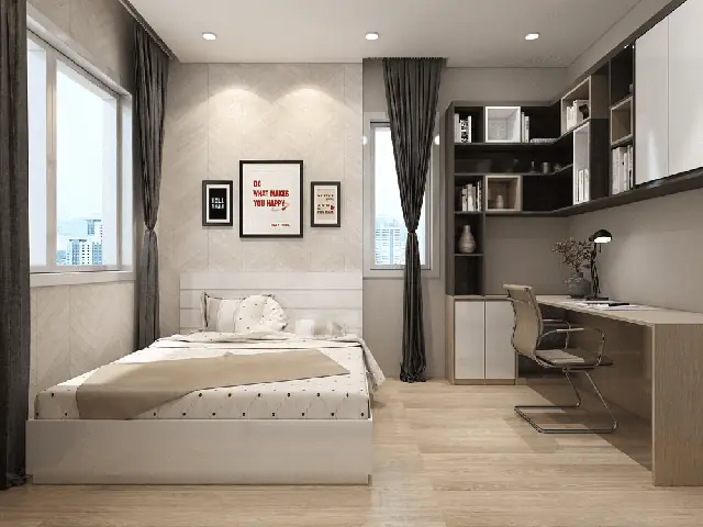 Bàn Làm Việc Trong Phòng Ngủ Hẹp