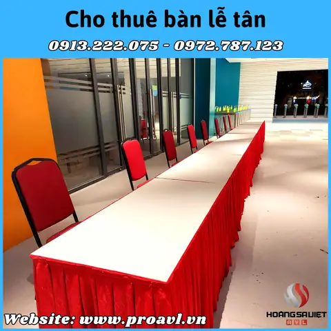 Bàn Lễ Tân Sự Kiện