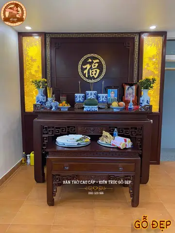 Bàn Thờ Án Gian Gỗ Gụ