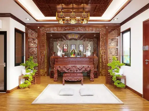 Bàn Thờ Đặt Ở Phòng Khách