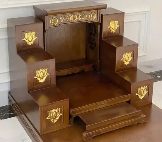 Bàn Thờ Ông Địa Bằng Nhôm Kính