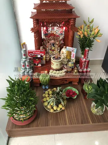 Bàn Thờ Ông Địa Bằng Nhôm Kính