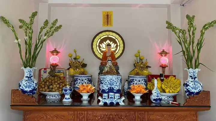 Bàn Thờ Phật Ngày Tết