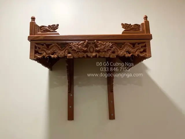 Bàn Thờ Treo Gỗ Gõ Đỏ