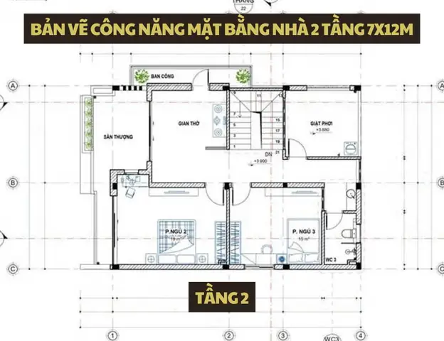 Bản Vẽ Cad Nhà 5x12m
