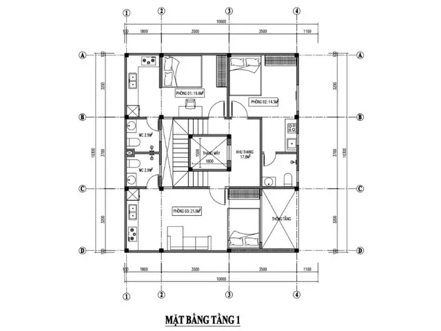 Bản Vẽ Căn Hộ Mini