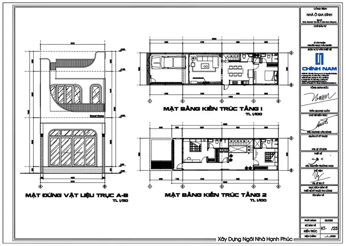 Bản Vẽ Kỹ Thuật Nhà Ở