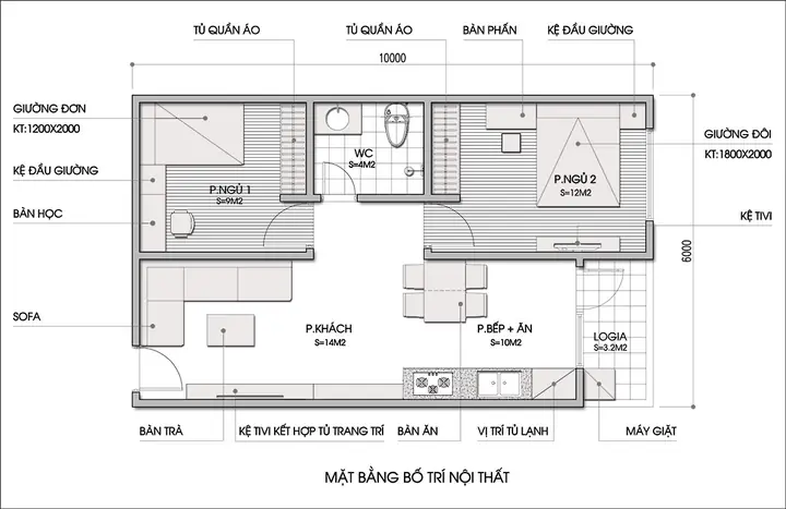 Bản Vẽ Nhà Cấp 4 50m2