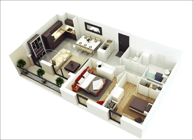 Bản Vẽ Nhà Cấp 4 Mái Thái 300 Triệu