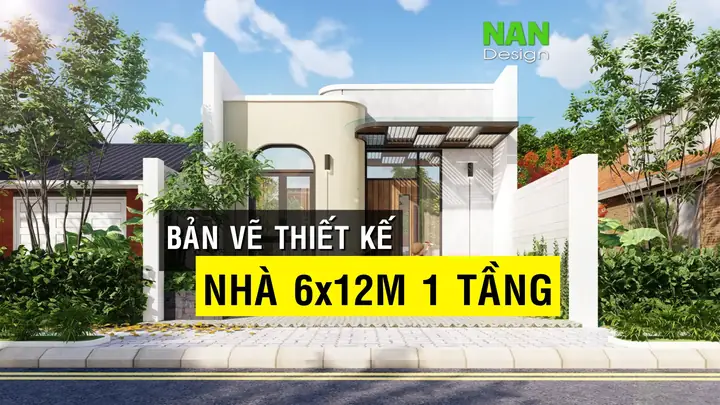 Bản Vẽ Nhà Ở 1 Tầng