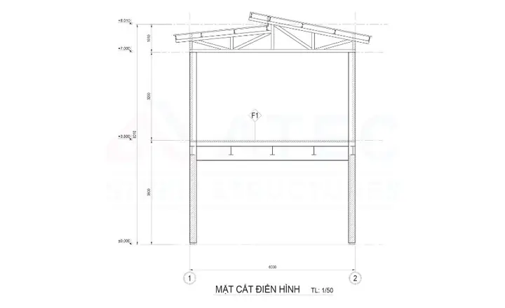 Bản Vẽ Nhà Thép Tiền Chế