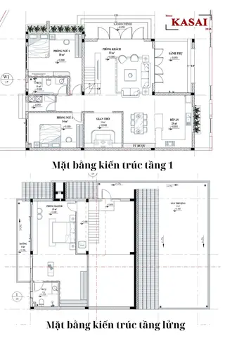 Bản Vẽ Thiết Kế Nhà Cấp 4 Có Gác Lửng