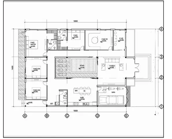 Bản Vẽ Thiết Kế Nhà Có Hồ Bơi