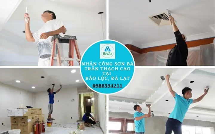 Báo Giá Nhân Công Sơn Bả Trần Thạch Cao