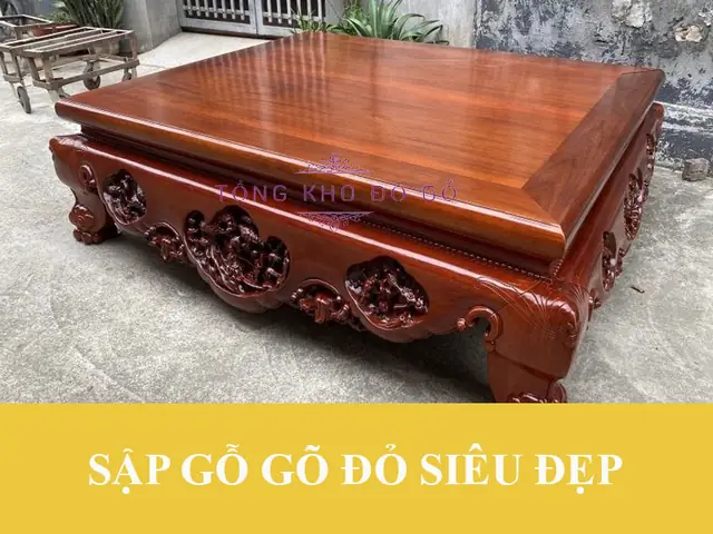 Bảo Giá Sập Gỗ Gõ Đỏ
