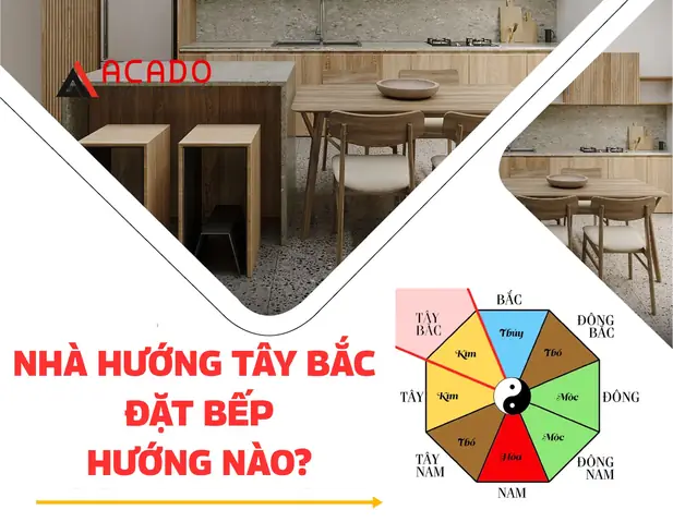 Bếp Tọa Đông Nam Hướng Tây Bắc