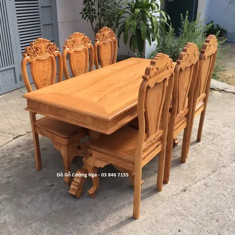 Bộ Bàn Ghế 6 Ghế