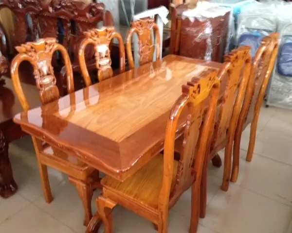 Bộ Bàn Ghế Gỗ Căm Xe Giá Bao Nhiêu