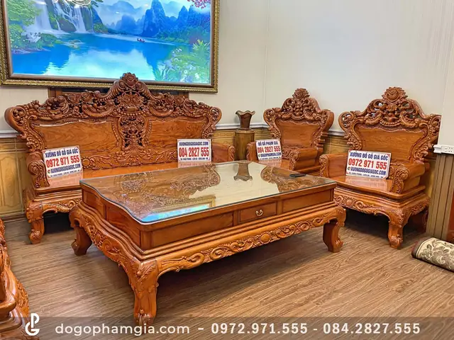 Bộ Bàn Ghế Gỗ Đẹp Phòng Khách