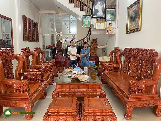Bộ Bàn Ghế Phòng Khách Nhà Ống