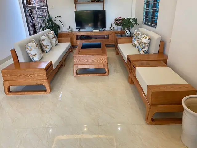 Bộ Bàn Ghế Phòng Khách Nhà Ống