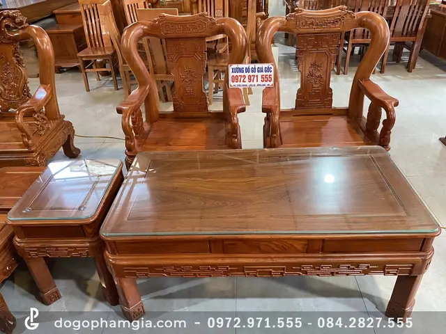 Bộ Bàn Ghế Triện Vuông