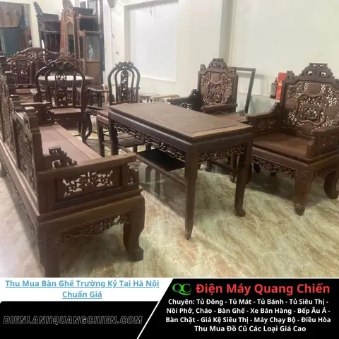 Bộ Bàn Ghế Trường Kỷ Cũ