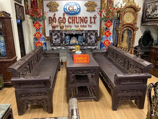 Bộ Bàn Ghế Trường Kỷ Cũ