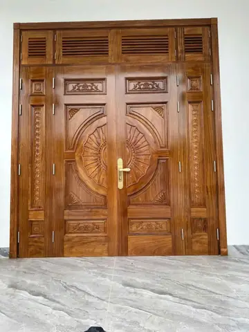 Bộ Cửa Gỗ 4 Cánh