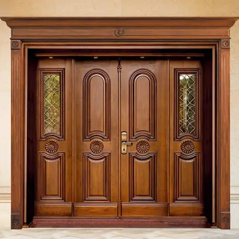 Bộ Cửa Gỗ 4 Cánh