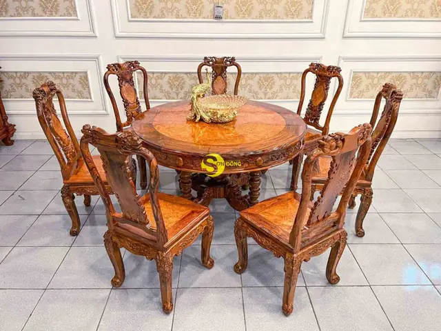 Bộ Tam Đa Gỗ Cẩm Lai