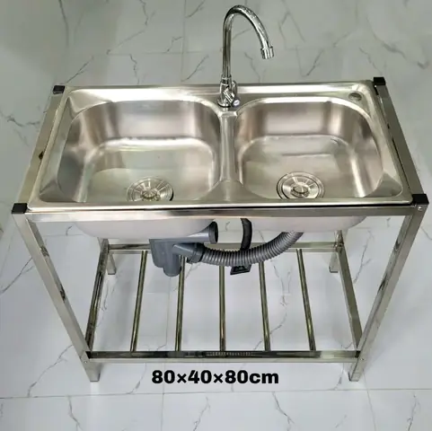 Bồn Rửa Chén Đôi Inox