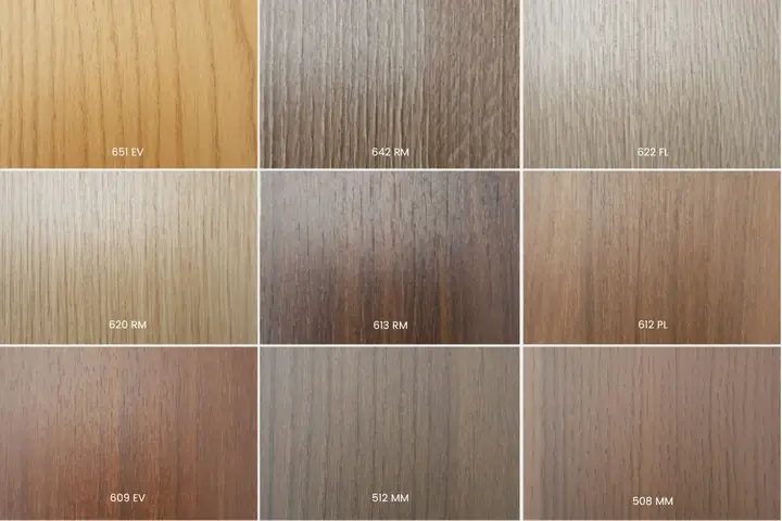 Các Loại Màu Gỗ Công Nghiệp