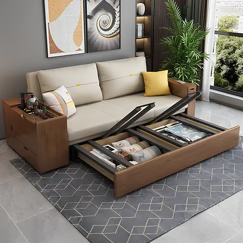 Các Mẫu Sofa Giường Gỗ