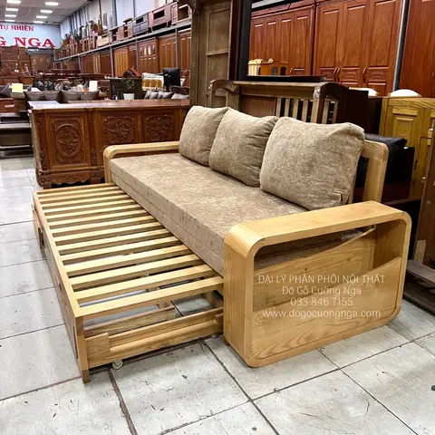 Các Mẫu Sofa Giường Gỗ