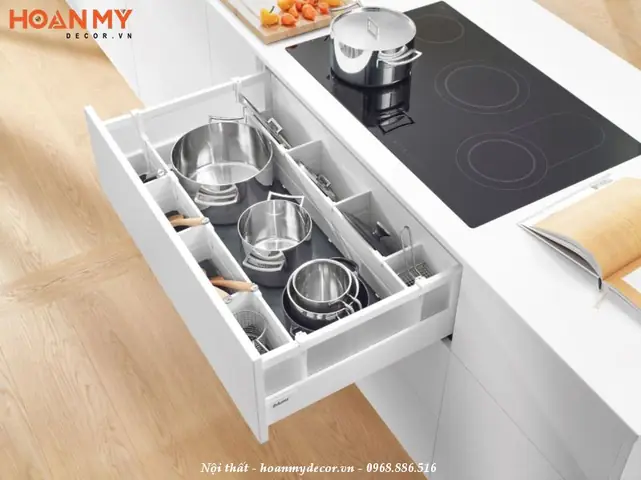 Cách Bố Trí Các Ngăn Tủ Bếp