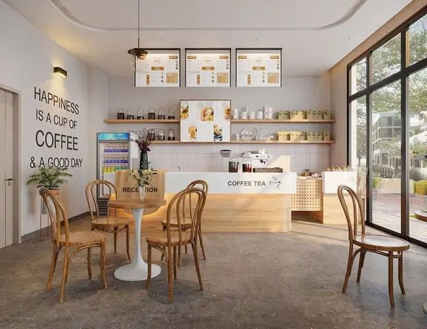 Cách Bố Trí Quán Cafe Nhỏ