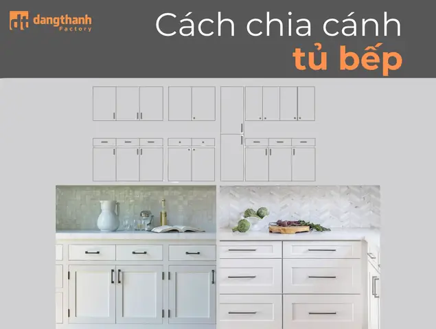 Cách Chia Cánh Tủ Bếp