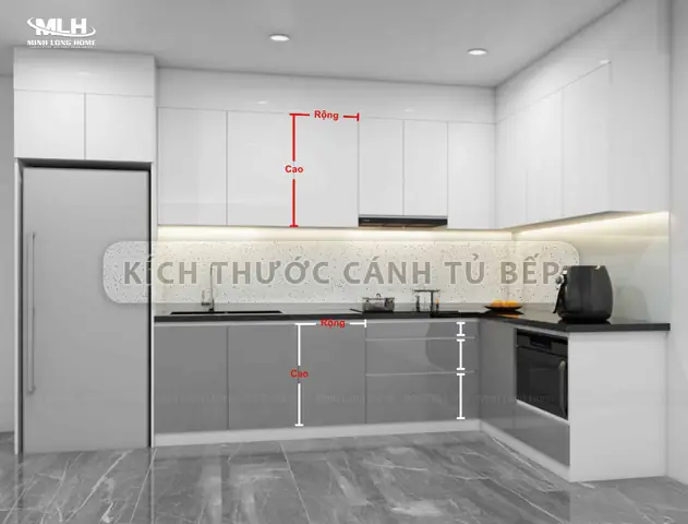 Cách Chia Cánh Tủ Bếp
